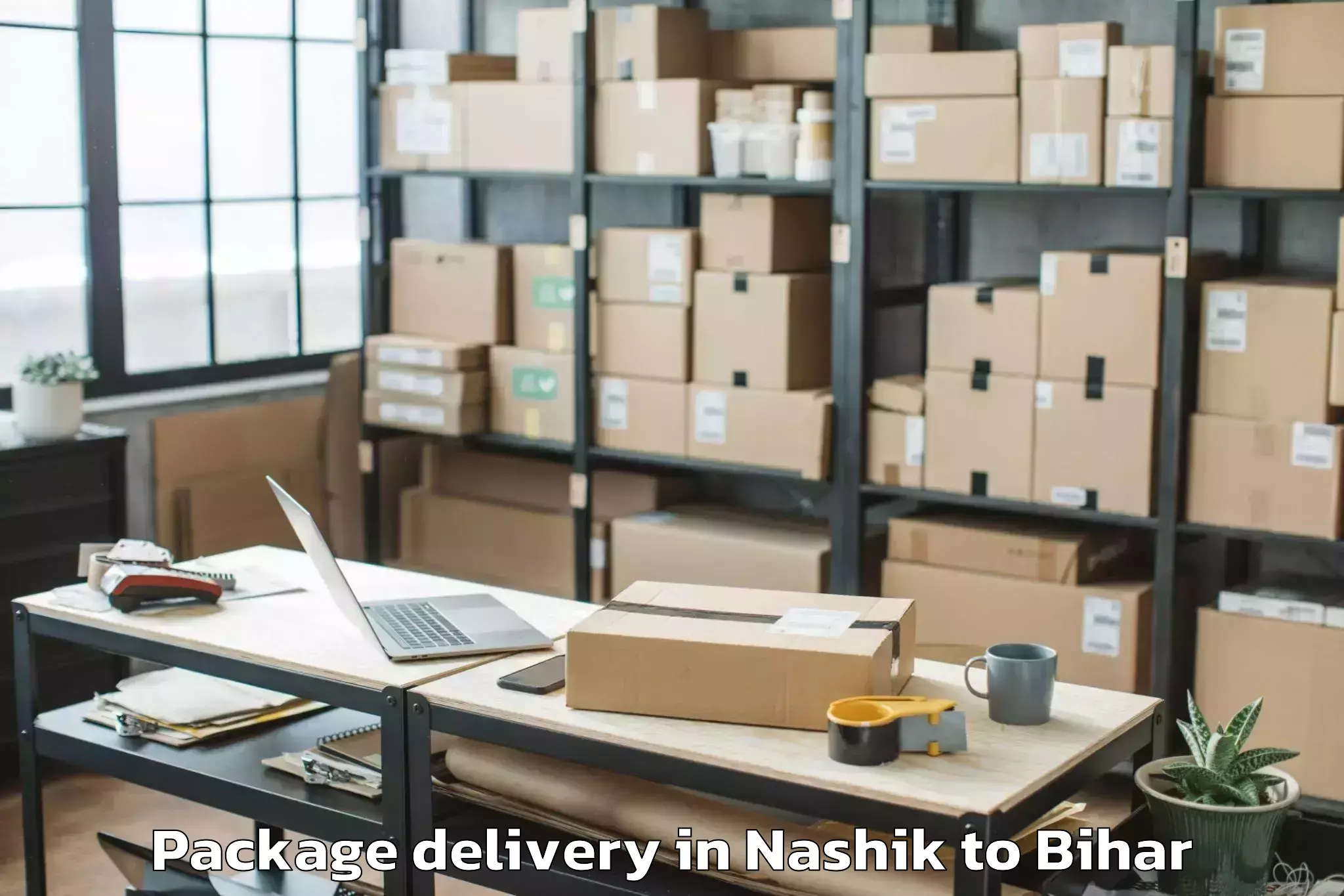 Book Nashik to Harsidhi Pakariya Package Delivery Online